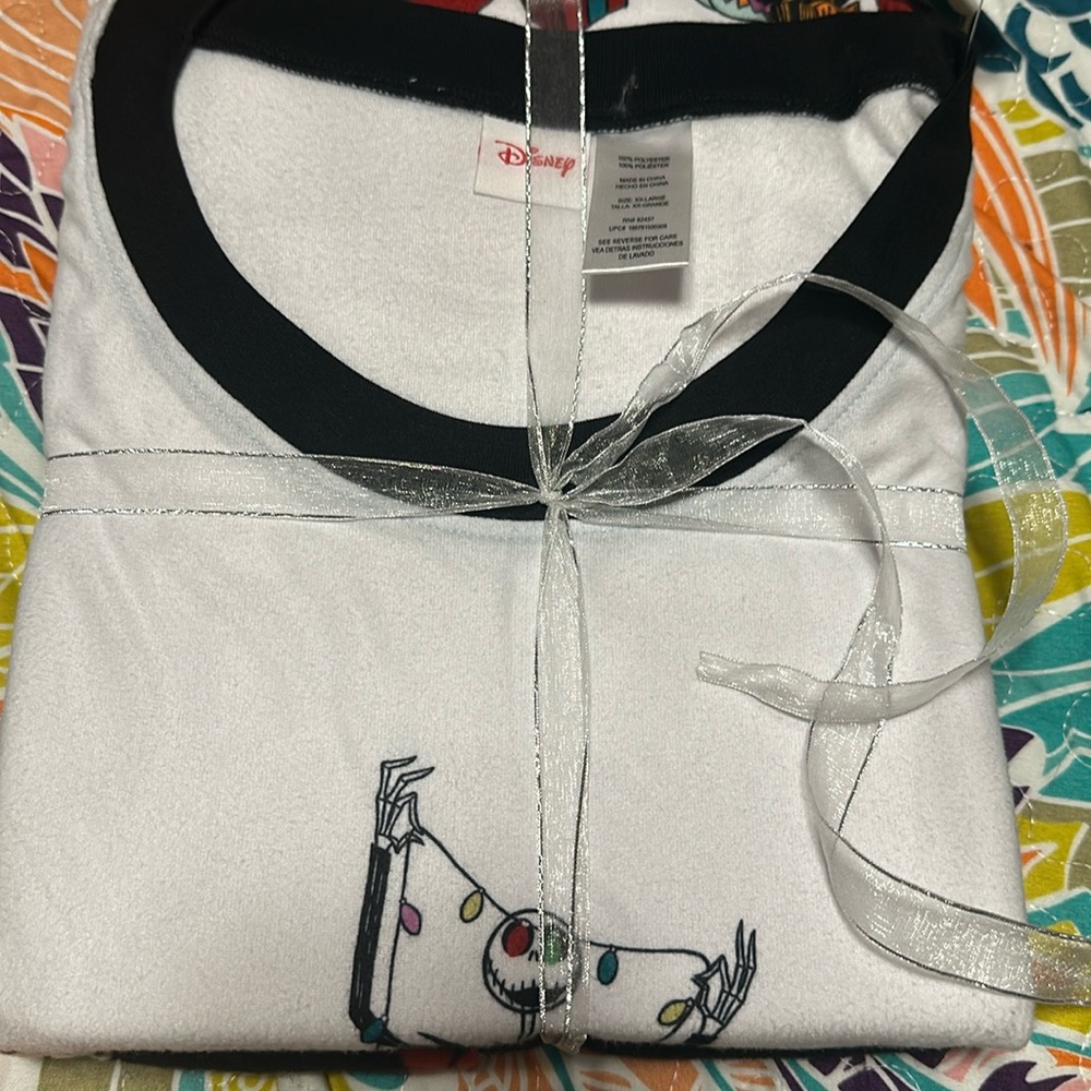 Pajama Set Nightmare Before Christmas Brand New